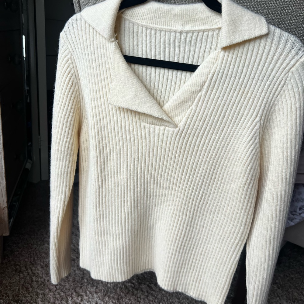 Yellow Shein Oversized Sweater - size M